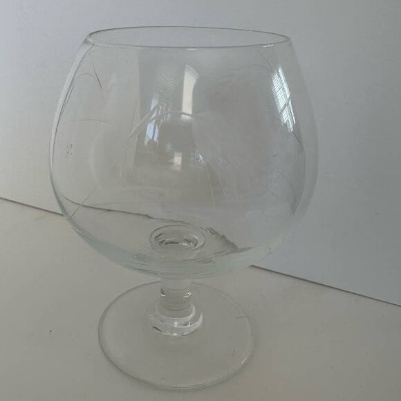 Vintage Brandy Snifters with wheat pattern, by Craftsmen Stemware set of 2 - Picture 5 of 6